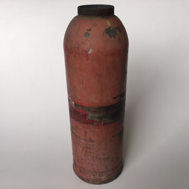 FIRE EXTINGUISHER, Aged Red Cannister Only