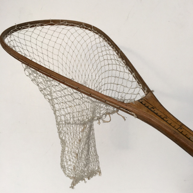 NET, Vintage (Fishing) Short Wooden Handle