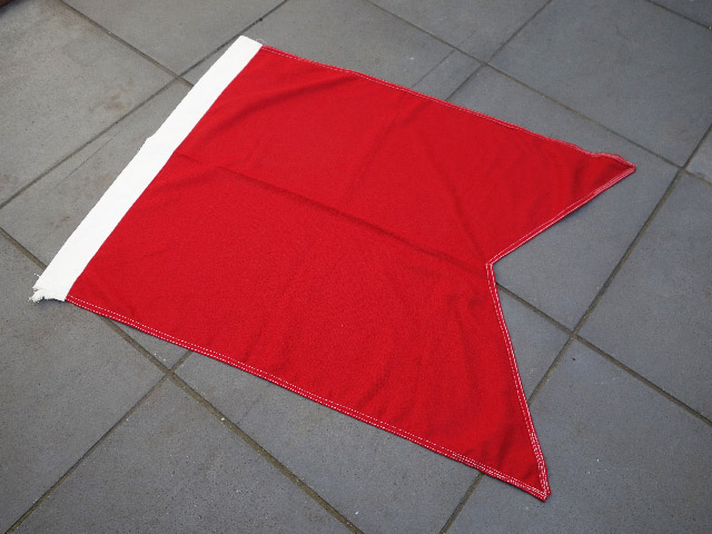 FLAG, Parade Flag - Red White 75 x 110cm Cotton