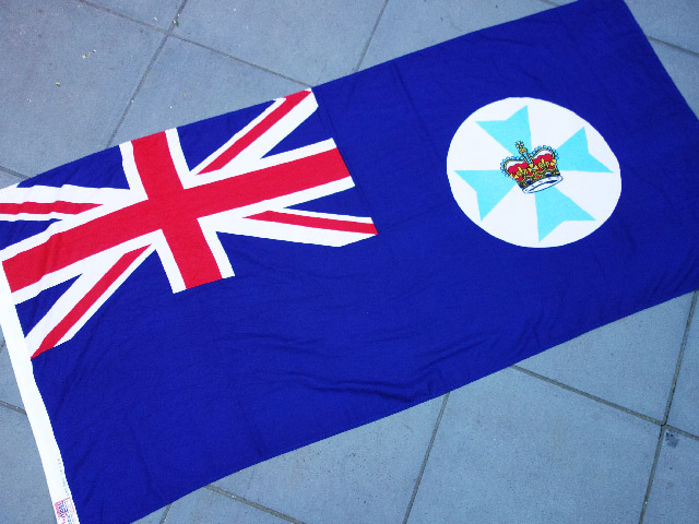 FLAG, Queensland State - 90 x 180cm Cotton