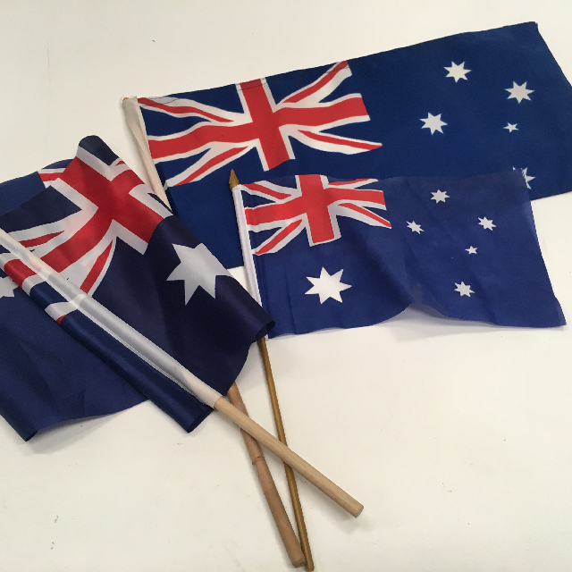 FLAG, Handwaver - Australian Assorted (25 x 50cm Approx)