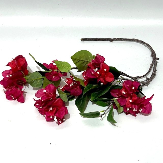 FLOWER, Bougainvillea STEMS - Pink/Red