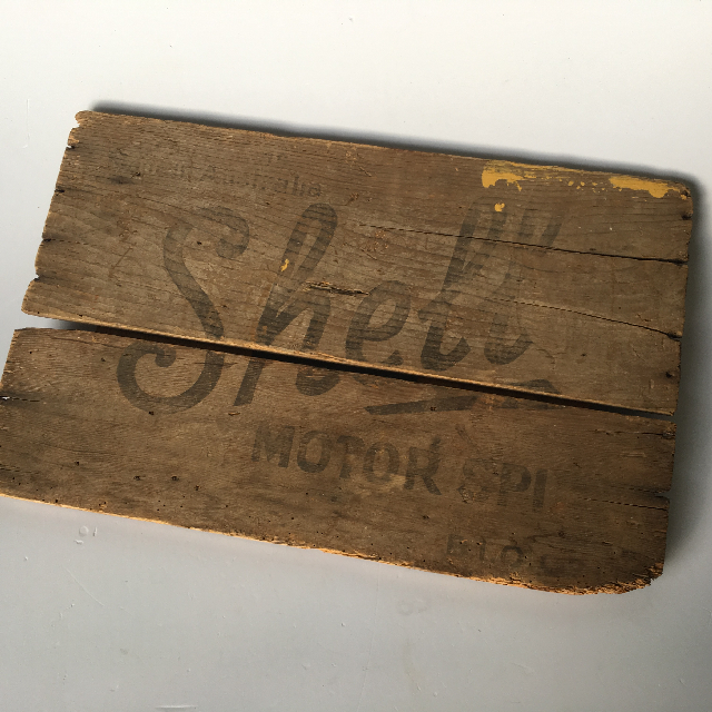 SIGN, Motor - Wooden Shell Sign