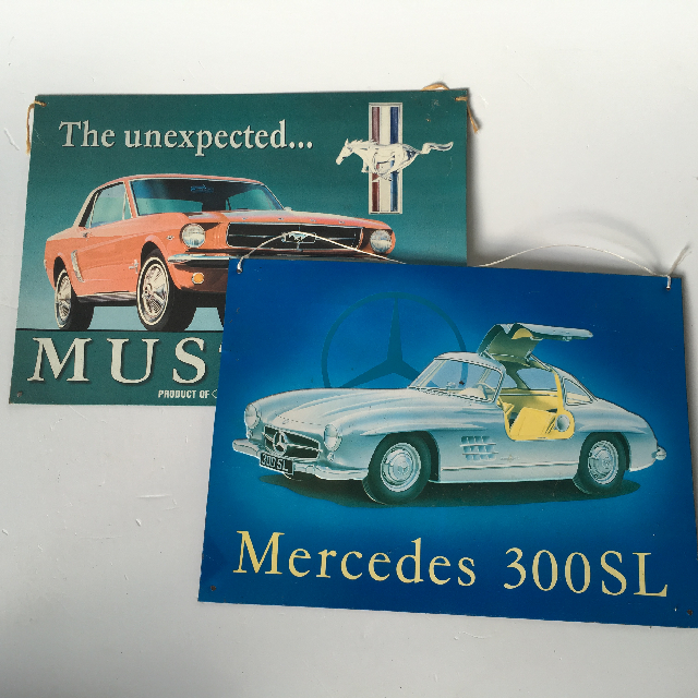 SIGN, Motor - Mercedes / Mustang Metal