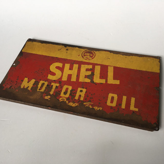 SIGN, Motor - Metal Shell Motor Oil