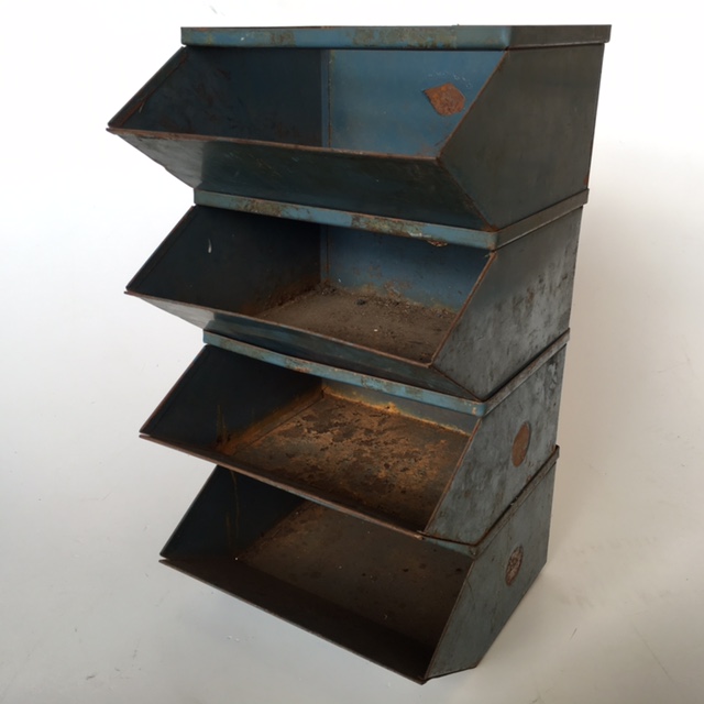 ORGANISER, Blue Metal 4 Tier