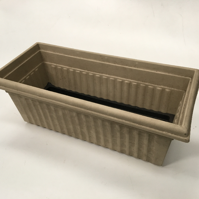 PLANTER, Beige Window Box Style