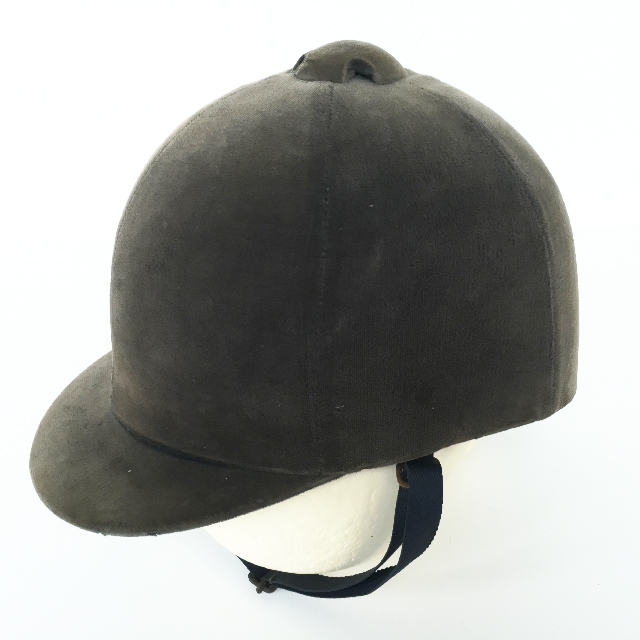 HELMET, Riding Hat - Faded Blue Velvet