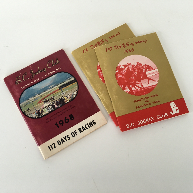 FORM GUIDE, 1960s Horse Racing Assorted