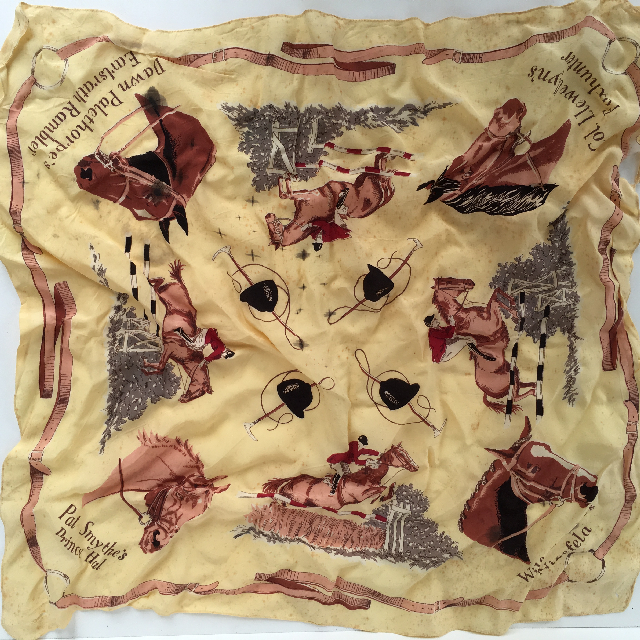 SCARF, 1950s Horse Riding Wear