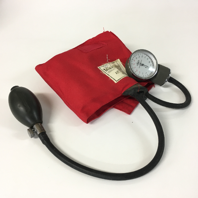 BLOOD PRESSURE, Armband & Pump - Red