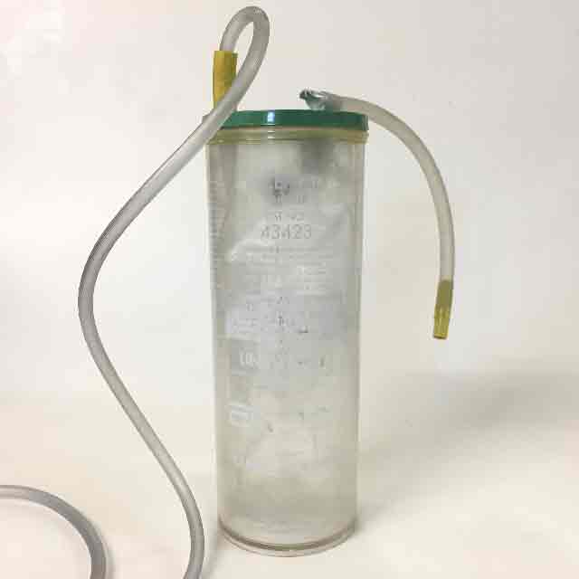 CANNISTER, Medical Suction w Green Lid