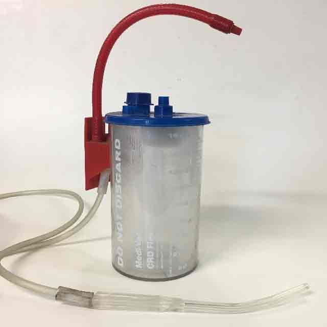 CANNISTER, Medical Suction w Blue Lid