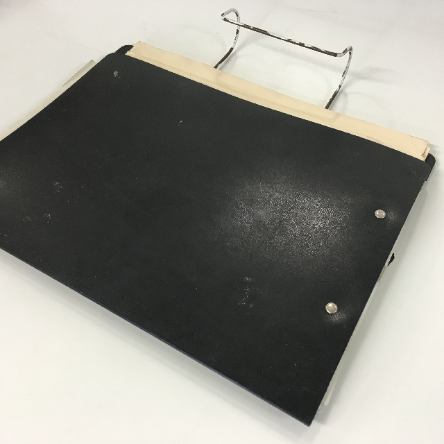 FILE, Over Bed - Black Plastic Folder