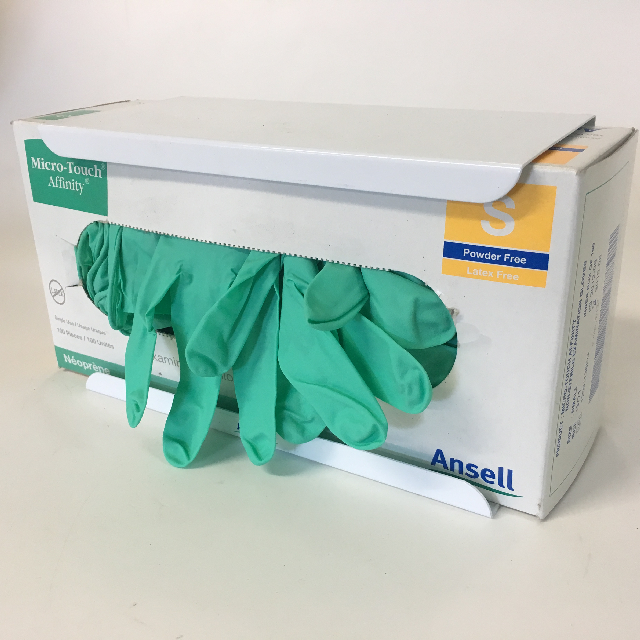 GLOVE DISPENSER, Clear Acrylic or GLO0102 - GLOVE DISPENSER, White Metal