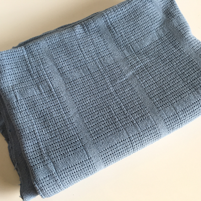 HOSPITAL LINEN, Blanket - Cell Blanket, Dark Grey Blue