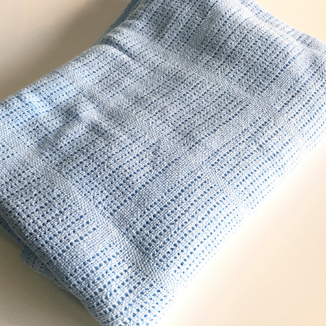 HOSPITAL LINEN, Blanket - Cell Blanket, Light Blue