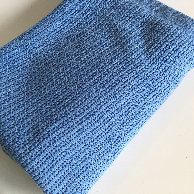 HOSPITAL LINEN, Blanket - Cell Blanket, Sky Blue