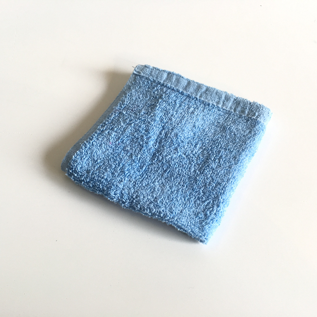 HOSPITAL LINEN, Towel - Face Washer Light Blue
