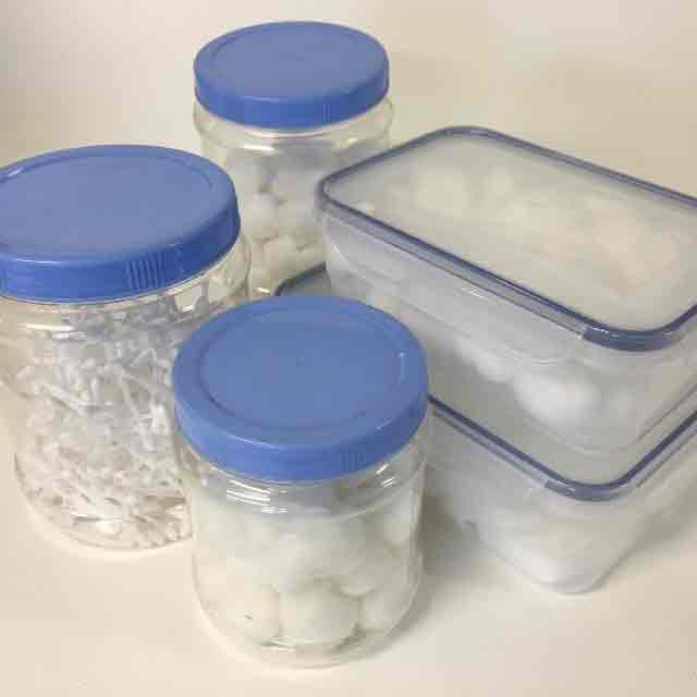 MEDICAL SUPPLIES, Assorted Plastic Containers w Supplies