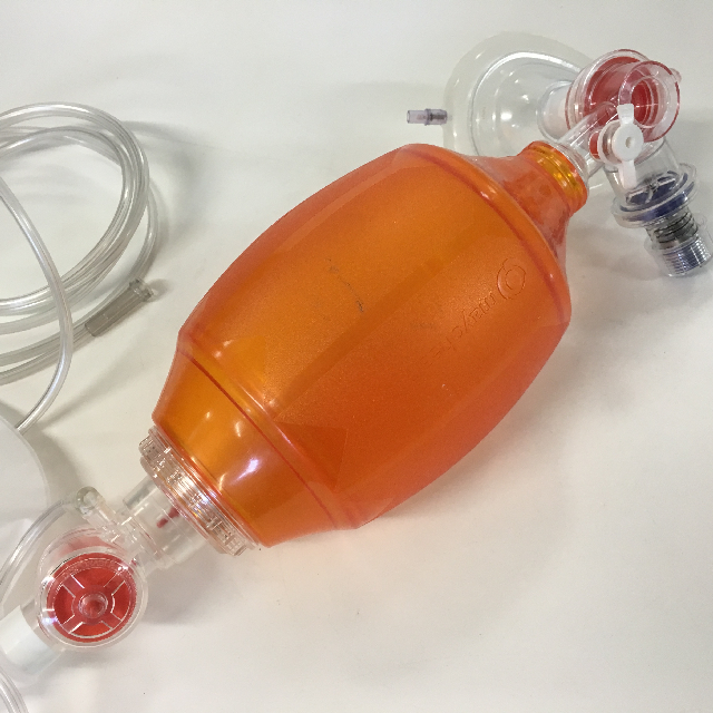 OXYGEN, Bag Valve Mask Orange