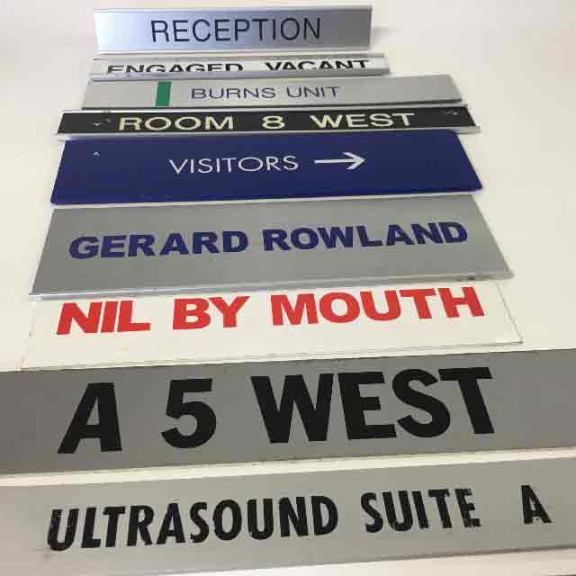 SIGN, Hospital or Medical Room & Door Signage