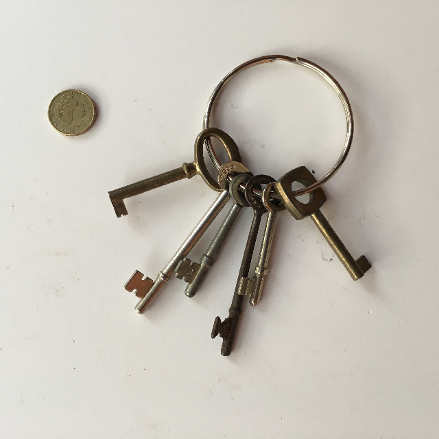 KEY SET, Skeleton Set of 6