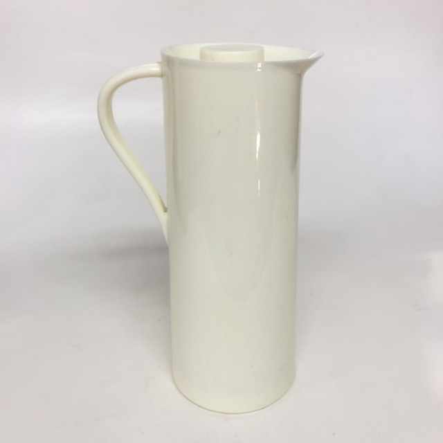 COFFEE POT, Thermos Jug - White Plastic