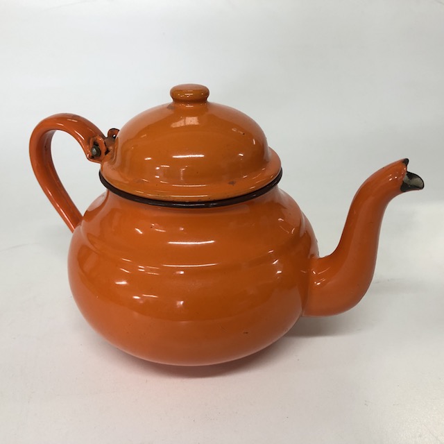 TEAPOT, Enamel - Orange