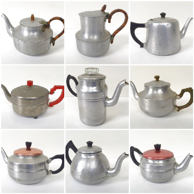 TEAPOT, Aluminium Assorted