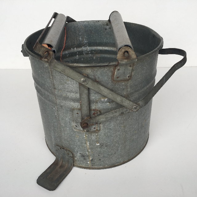BUCKET, Mop Bucket Galvanised