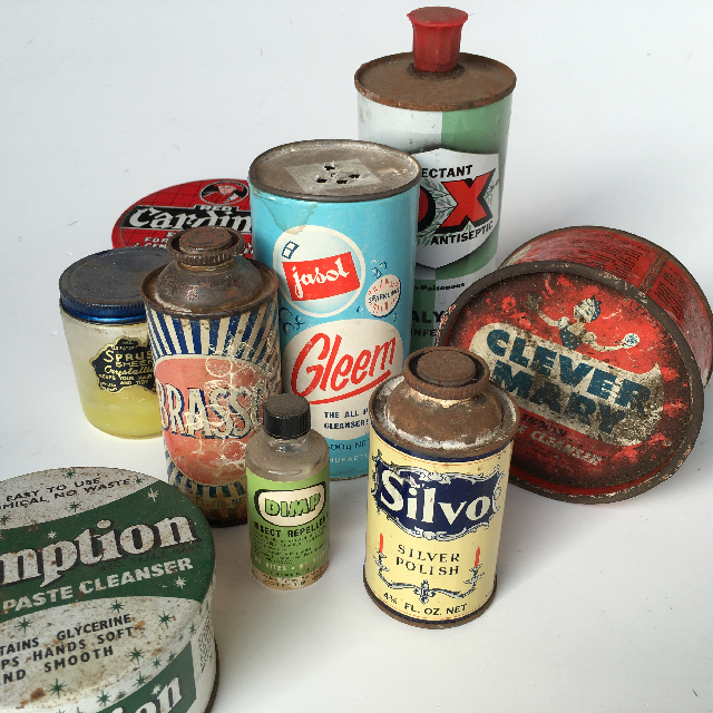 CLEANING, Product Vintage Tin