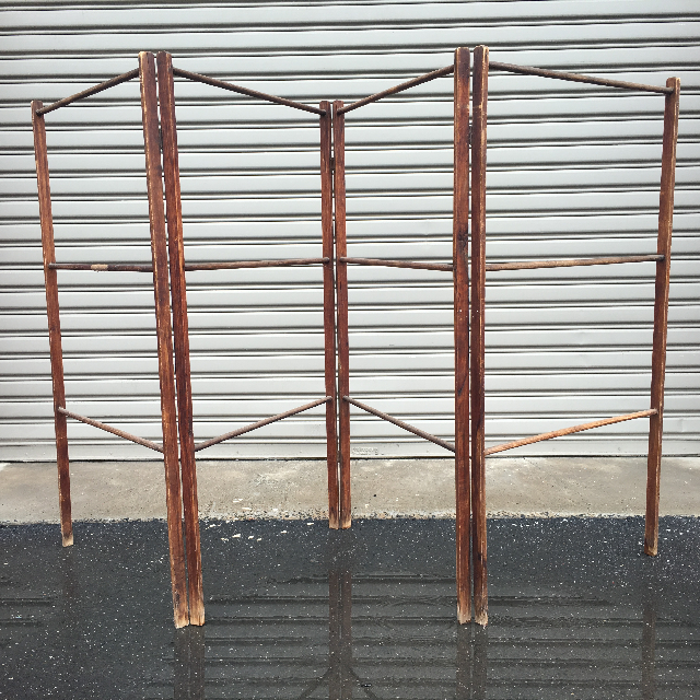CLOTHES RACK, Vintage Timber 4 Fold