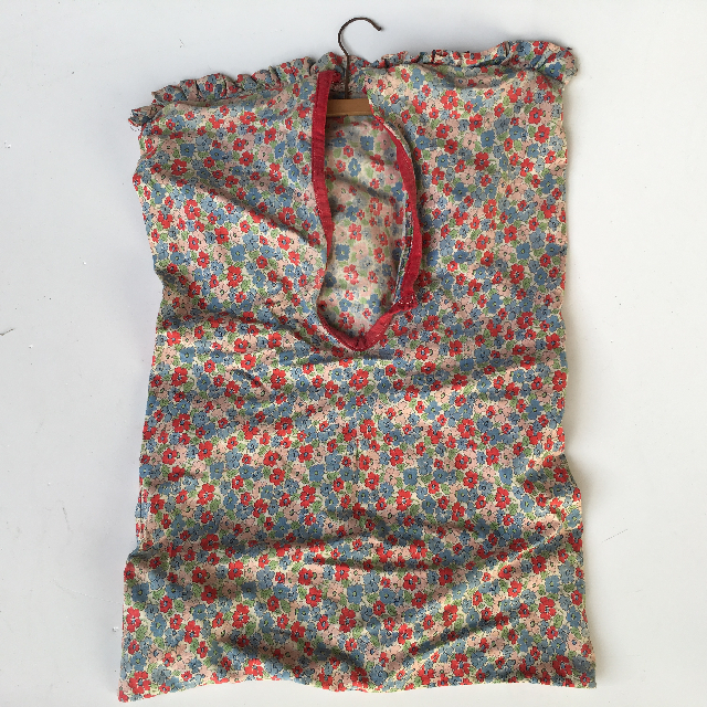 PEG BAG, Retro Floral Print Fabric