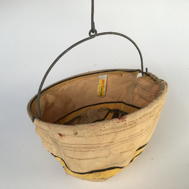 PEG BAG, Vintage Canvas Stripe