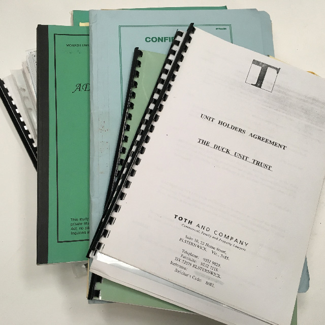 PAPERWORK, Legal Files - Law Office Documents Assorted