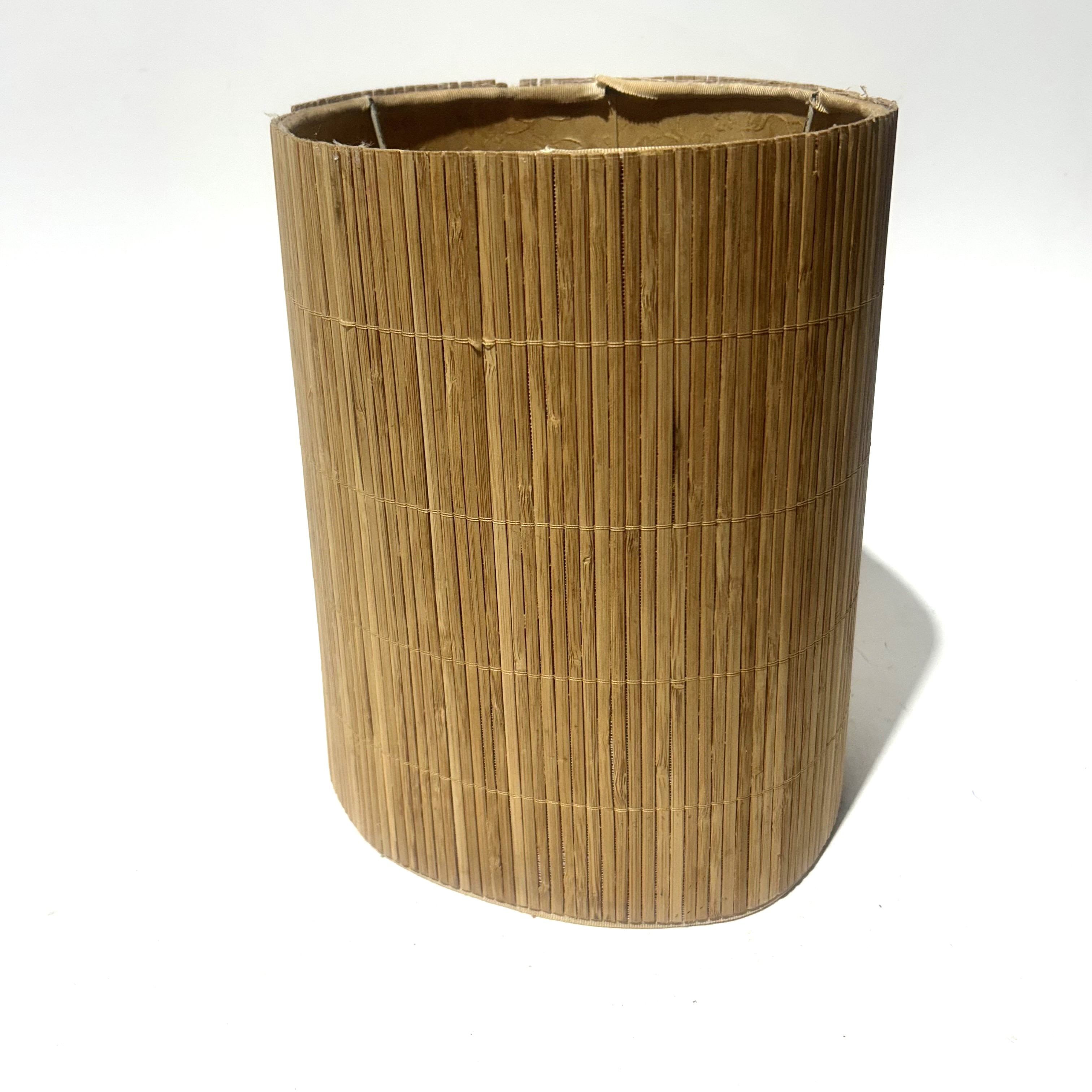 LAMP, Lampshade - Cane/Wicker Small ( LAMP BASE SEP )