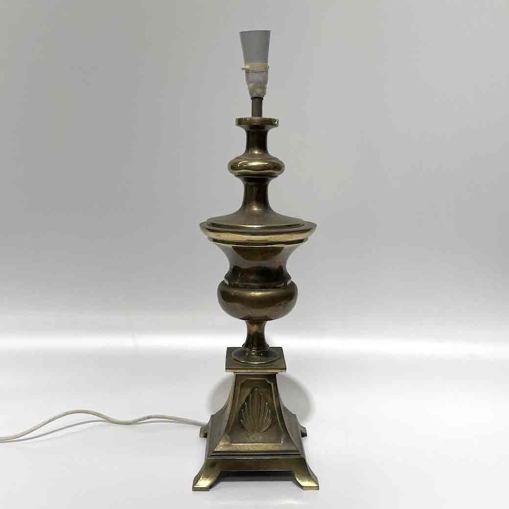 LAMP, Base Brass Empire Style 65cmH