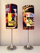 LAMP, Table Lamp - Broadway Design (Tall Cylinder Shade)