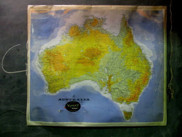 MAP, Australia - Laminated 1m x 80cm