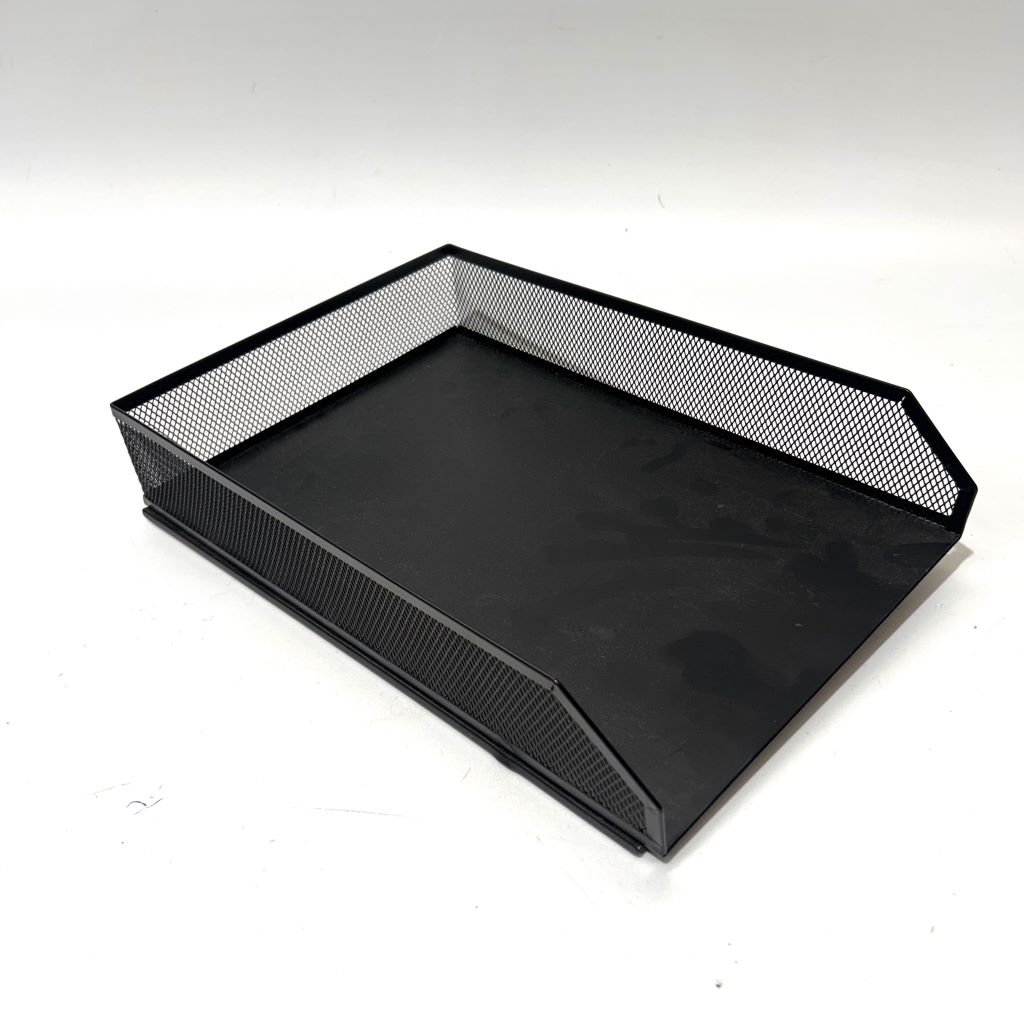 DOCUMENT TRAY,  Assorted Black Mesh