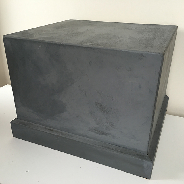PLINTH, Grey Concrete Look 45 x 50 x 40cm H