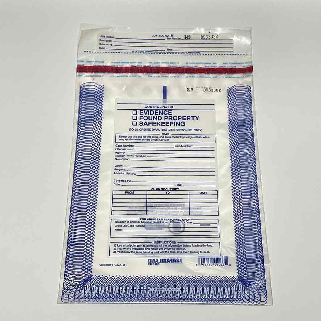 BAG, Police Evidence - Plastic 34cmH x 23cmW