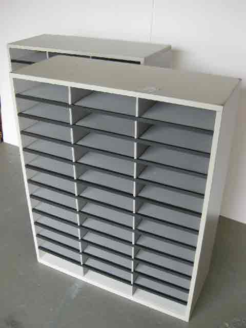 SHELVING, Office Pigeon Hole - Grey Laminate