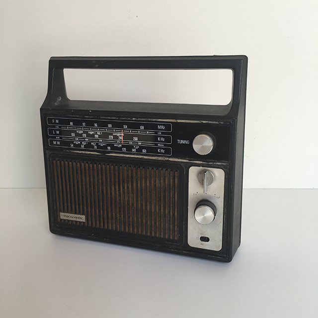 RADIO, Black Woodgrain Realistic