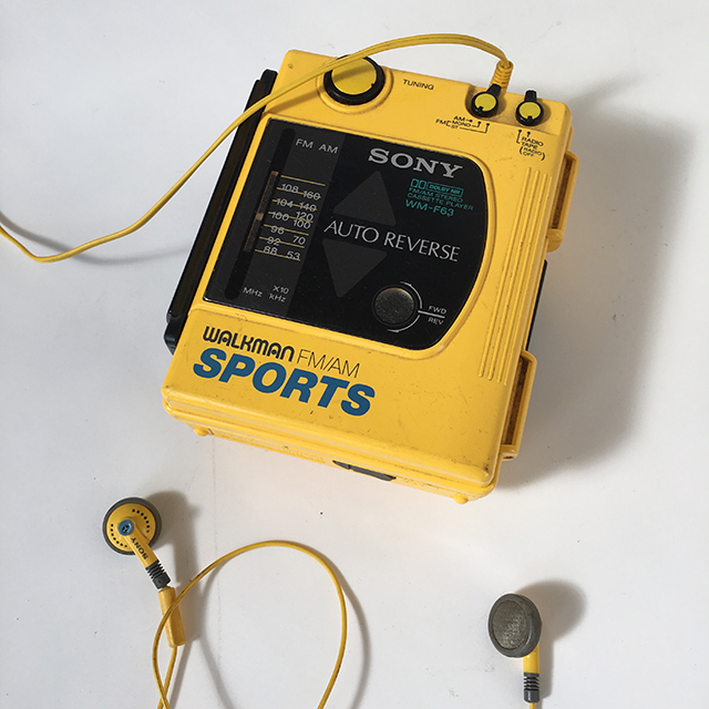 WALKMAN,Yellow Sports Assorted w Headphones