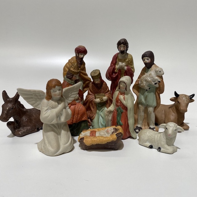 ORNAMENT, Figurine - Nativity Set (11)