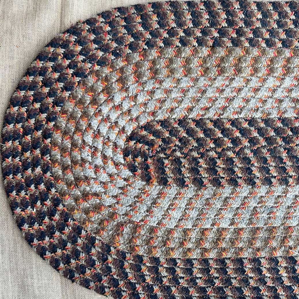 RUG #043, Oval Mat 1.2m x 75cm