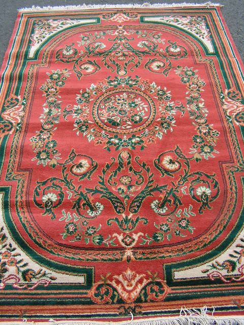 RUG #016, Rust & Green 2.3m x 1.6m