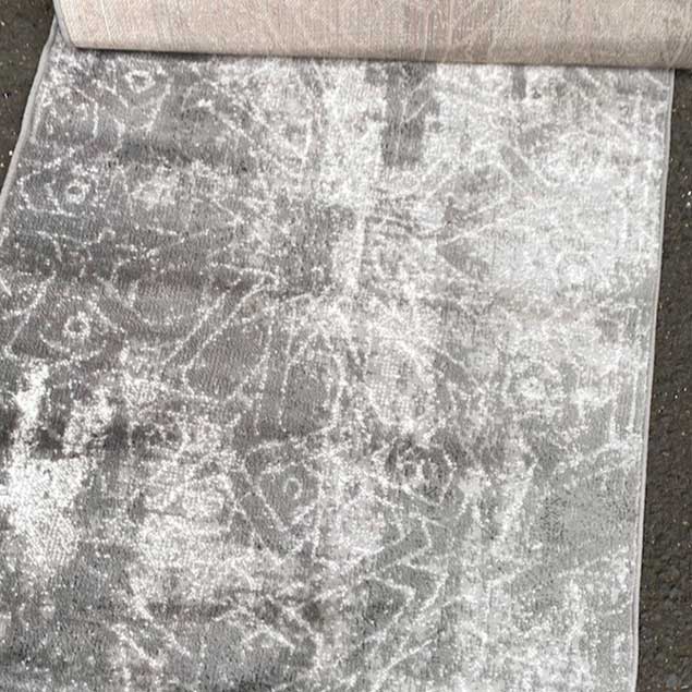 RUG #098, Faded Grey Pattern (Small) 110 x 160cm